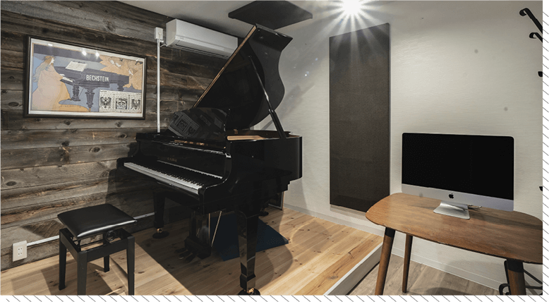 防音室モデルルーム内観