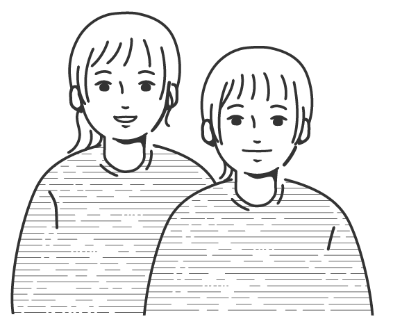 Rさん・Nさんイラスト